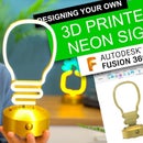 Designing Your Own Desktop LED Neon Shapes in Fusion 360