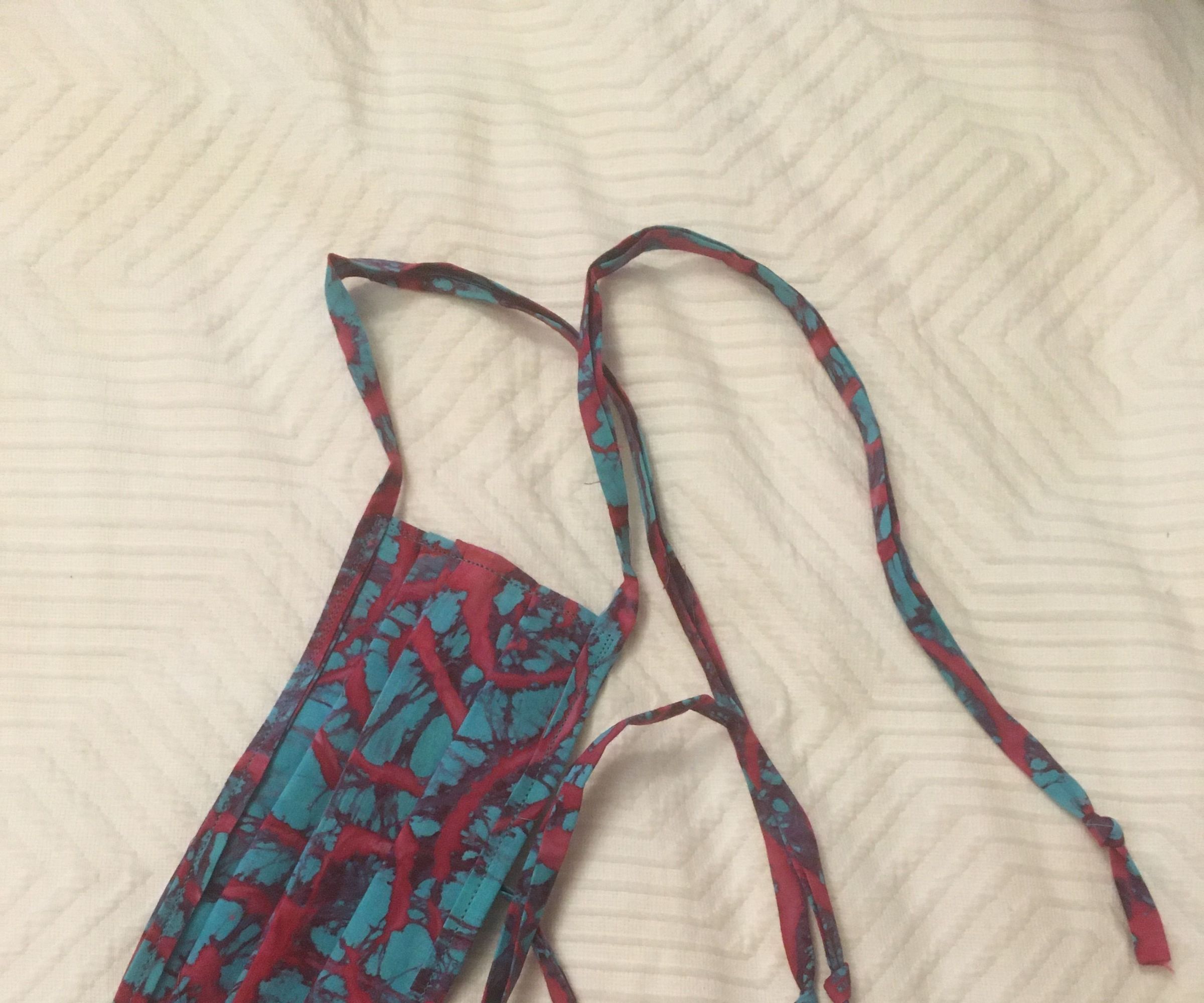 Fast and Easy Single-seam Pattern for Two-layer Cloth Mask With Ties and Opening for Additional Filter