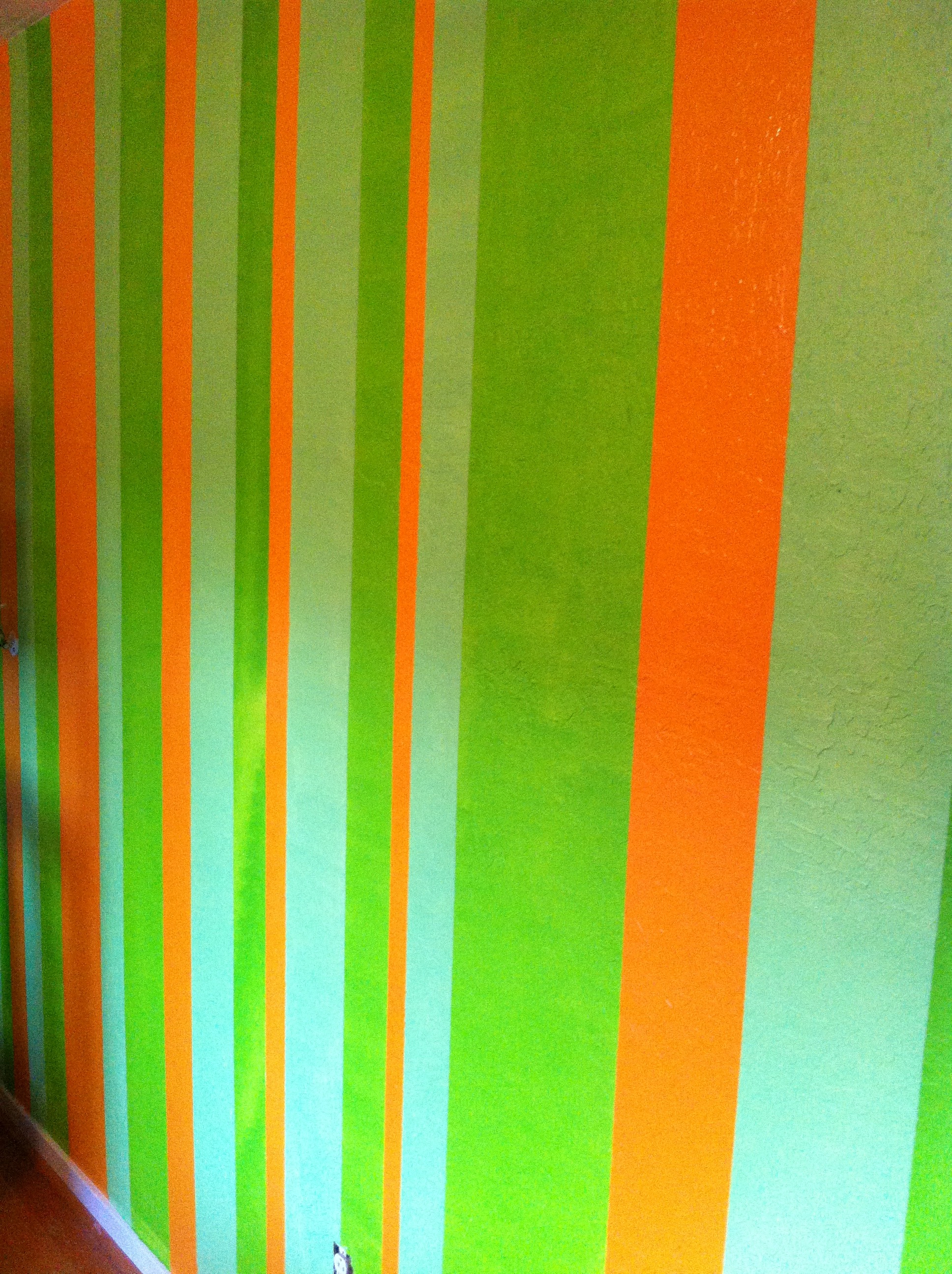 Painting Striped Walls