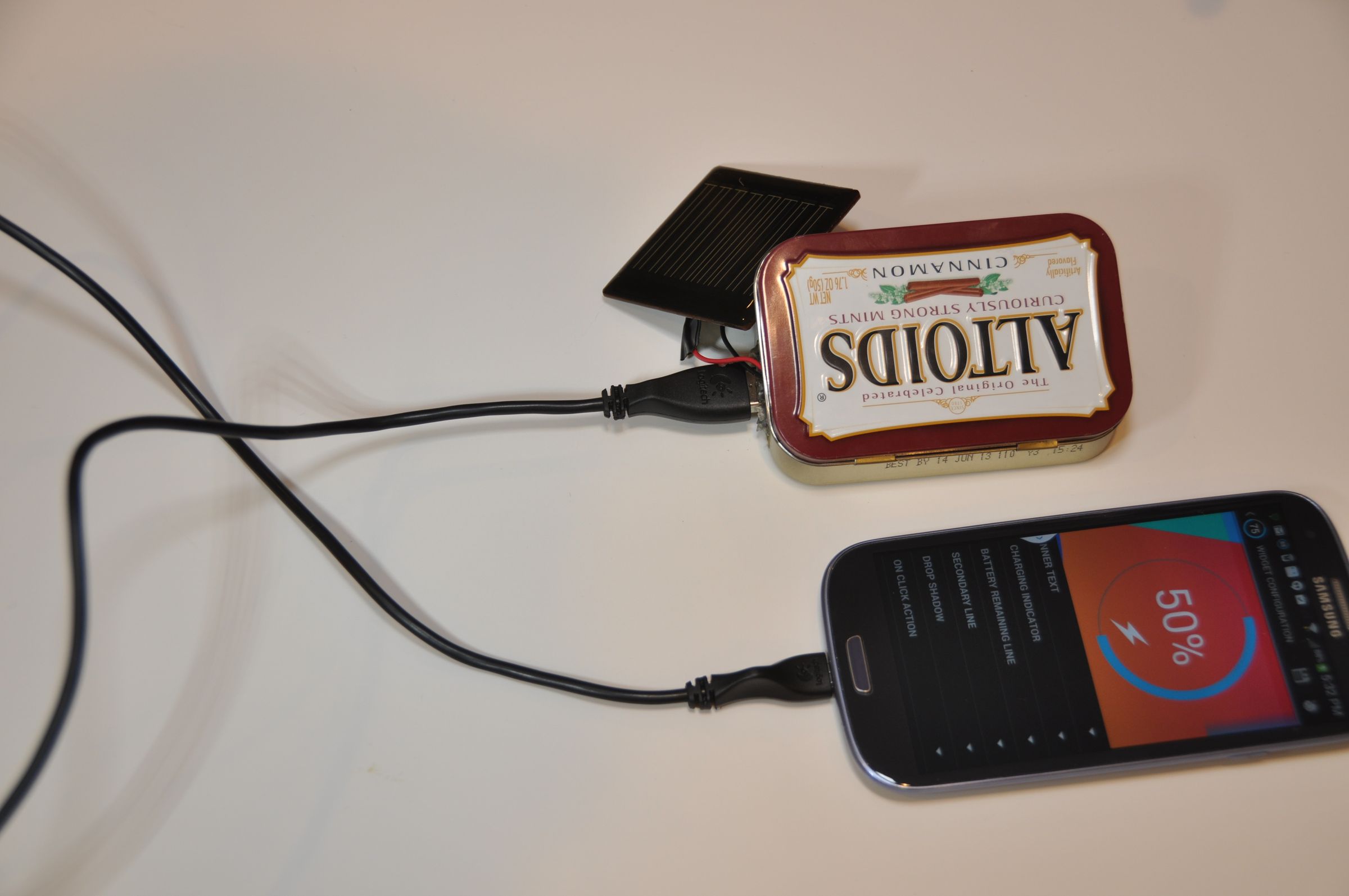 cell phone charging sticks