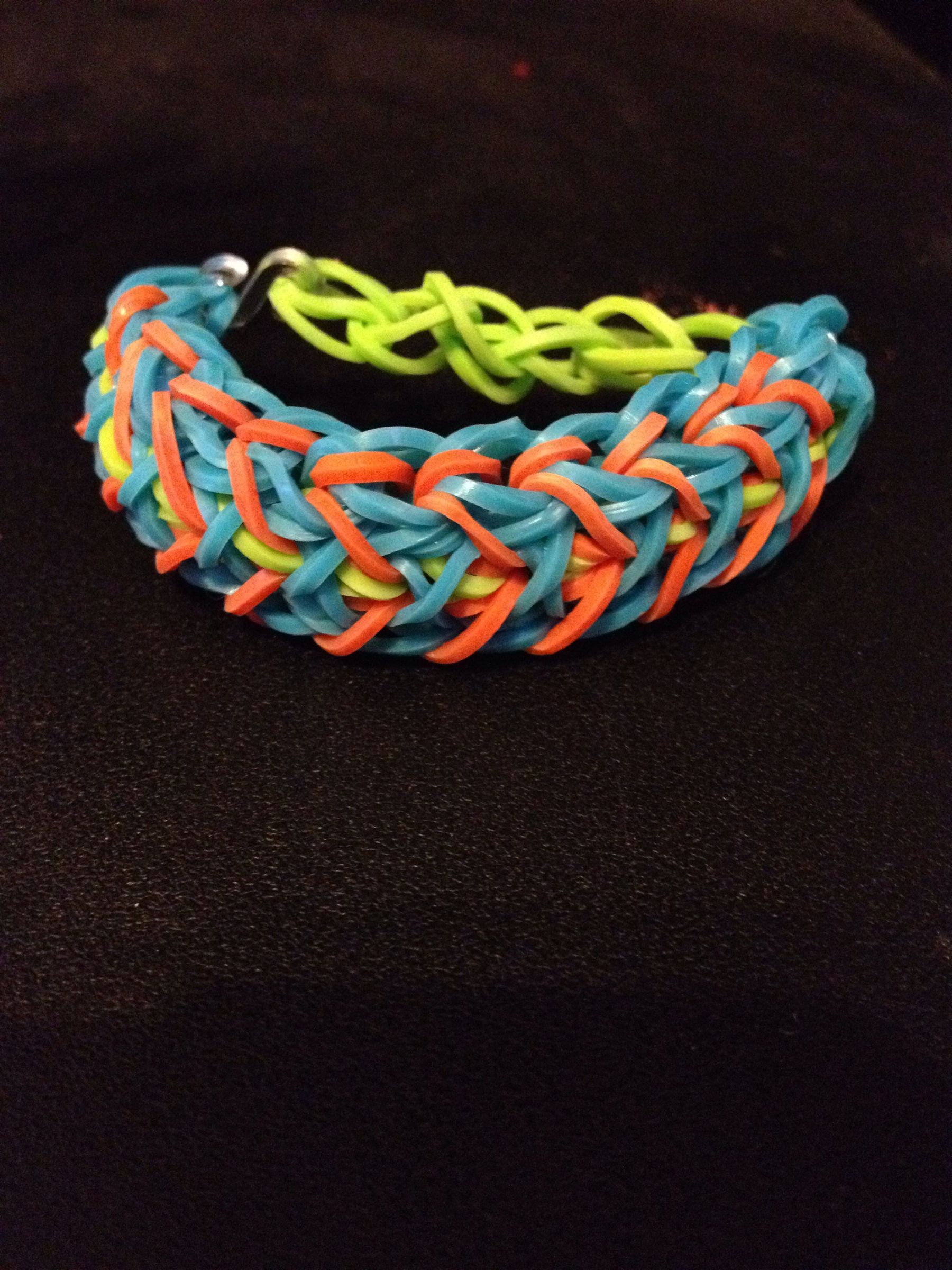 Rainbow Loom Bird of Paradise Bracelet