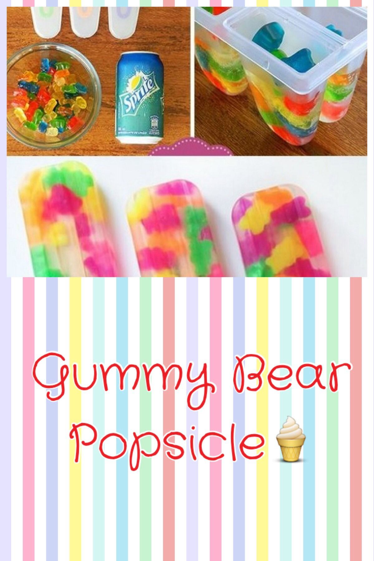 How To Make Gummy Bear Popsicles