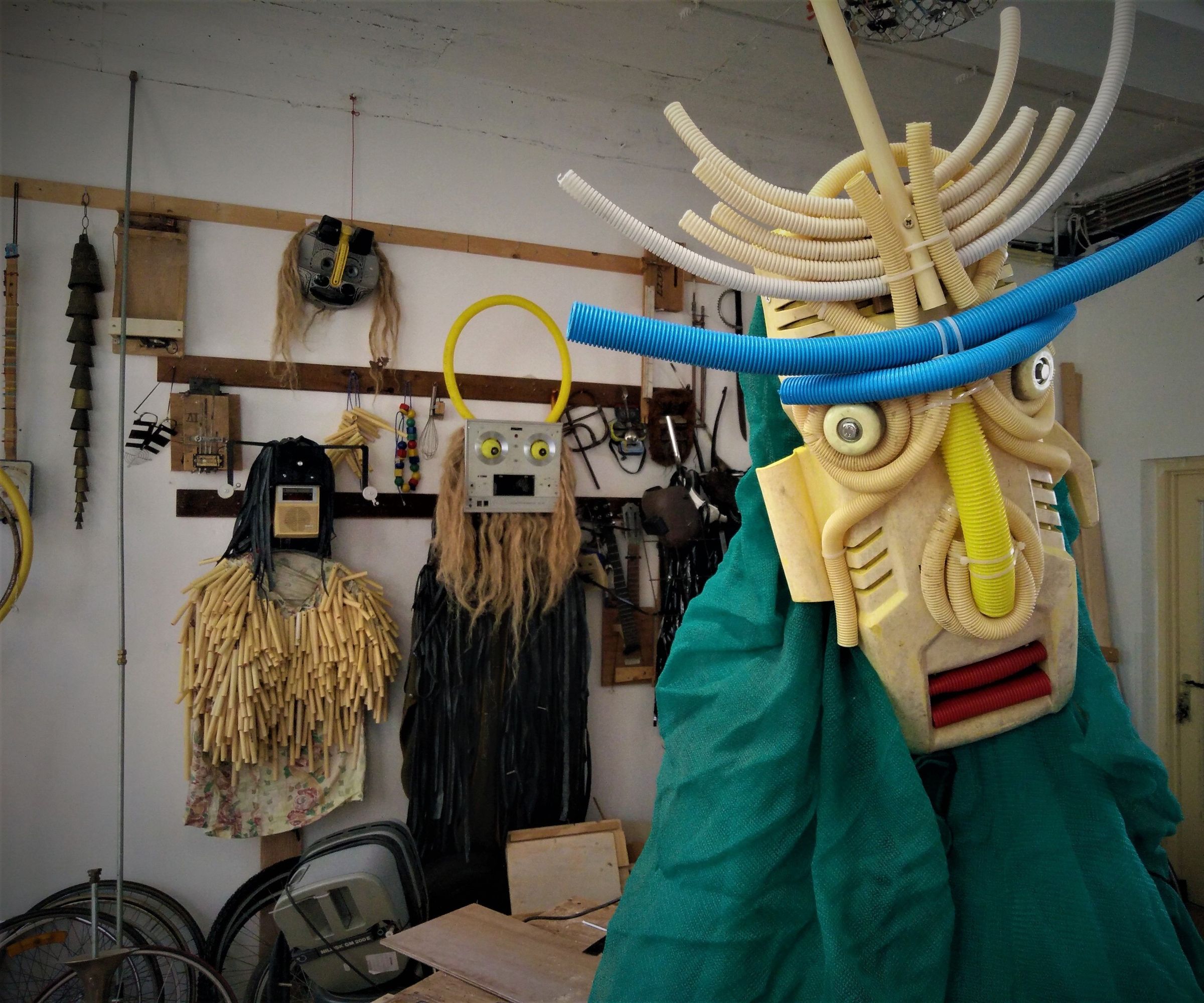 Ritual Masks From Trash