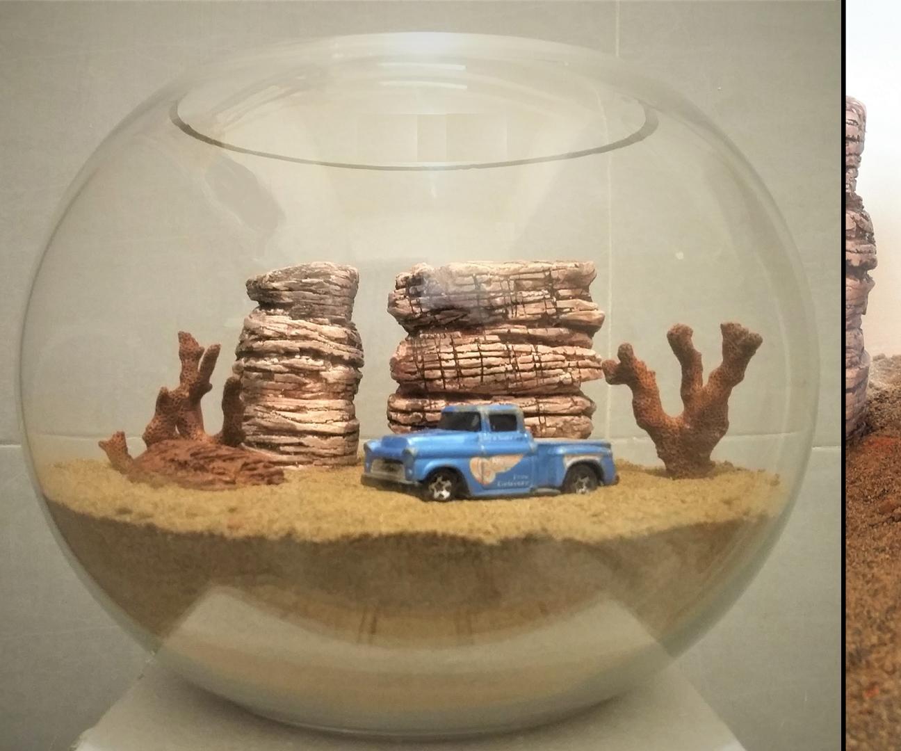 How to Make Desert Landscape Diorama / Desert Terrarium