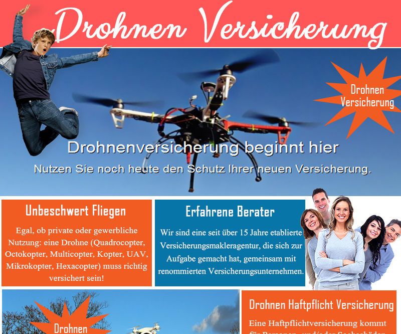 Schließt Besser Eine Drohnen Versicherung