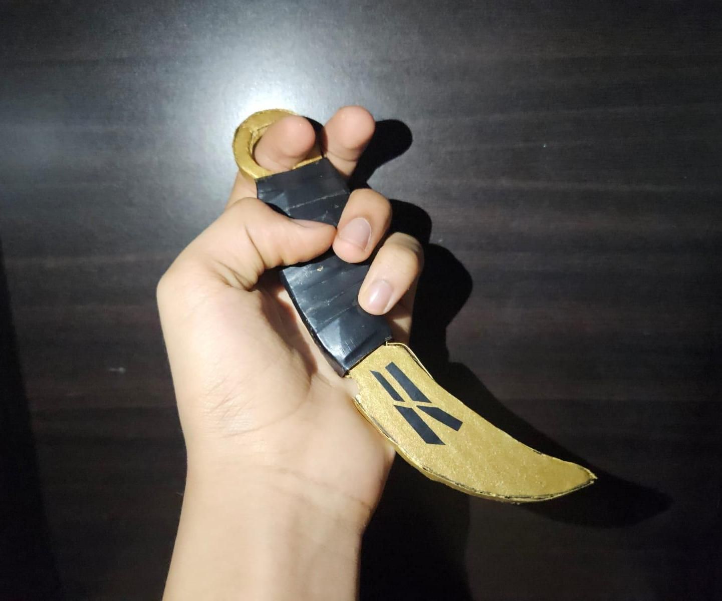 Cardboard Karambit