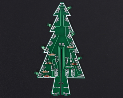 DIY 3D Christmas Tree Kit With RGB Flashing LEDs : 9 Steps (with ...