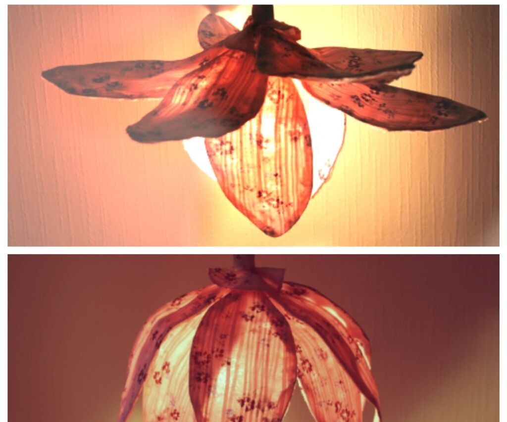 Vintage Fabric Lamp