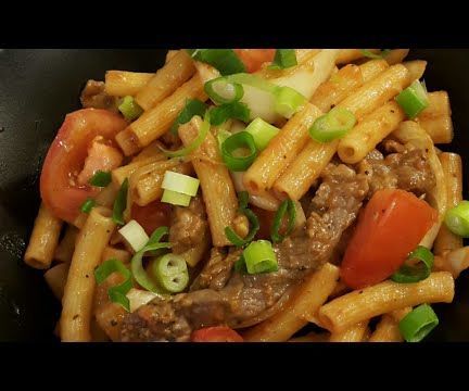 Asian Style Stir Fry Pasta