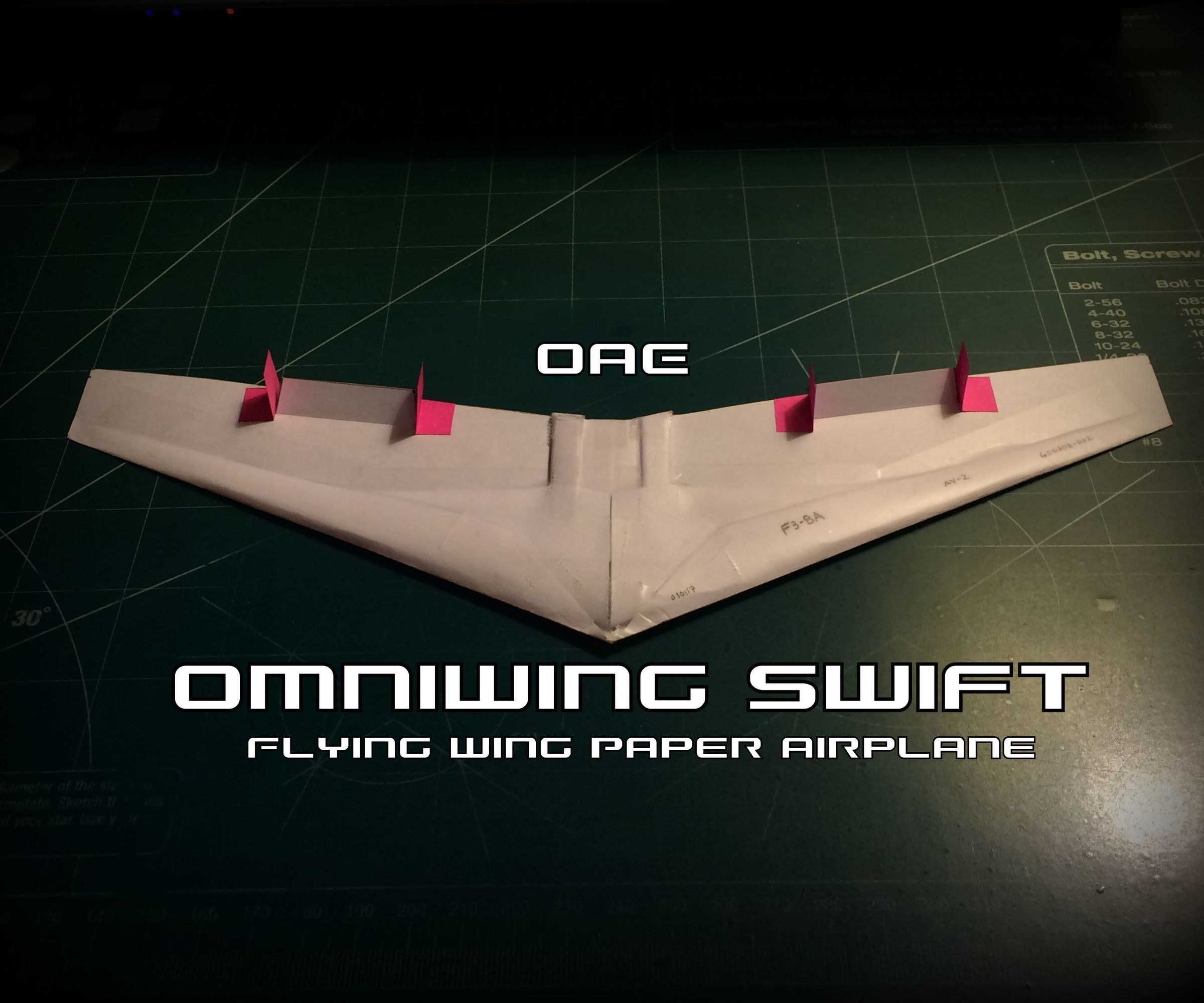 How to Make the Omniwing Swift Paper Airplane