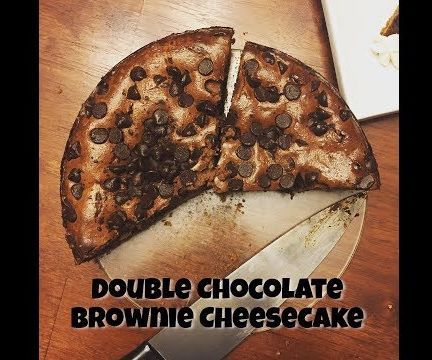 The Best Double Chocolate Brownie Cheesecake