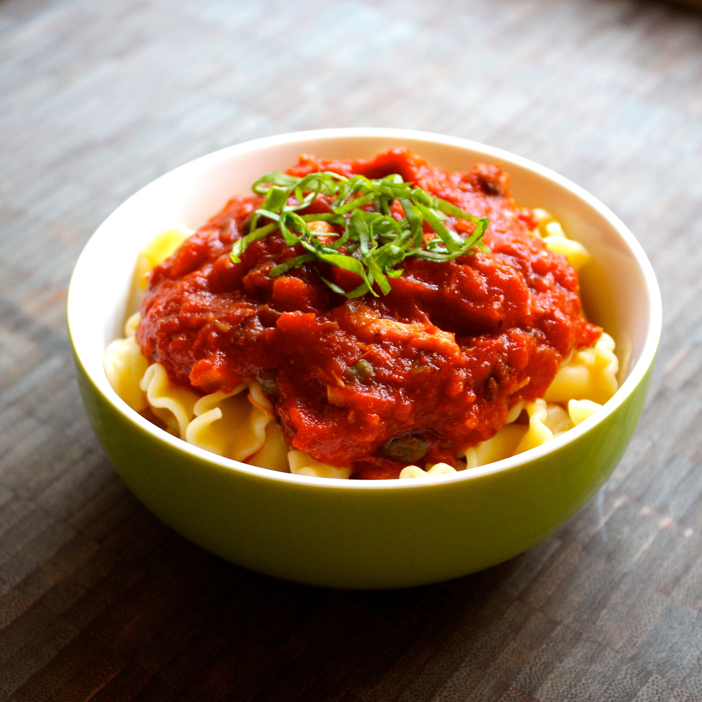Olive and Caper Tomato Sauce