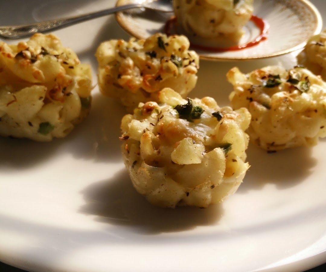 Air Baked Macaroni Cheese Cups 