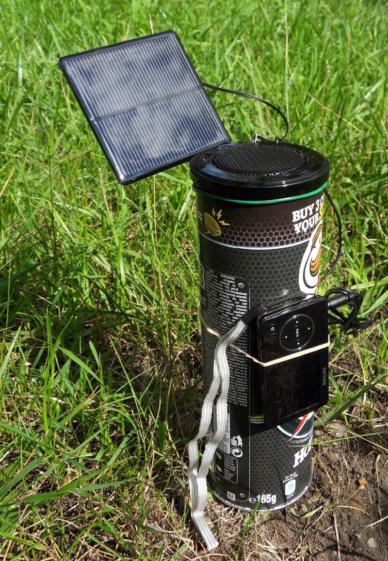 Make a Solar Mini Sound System (P***-Speaker)