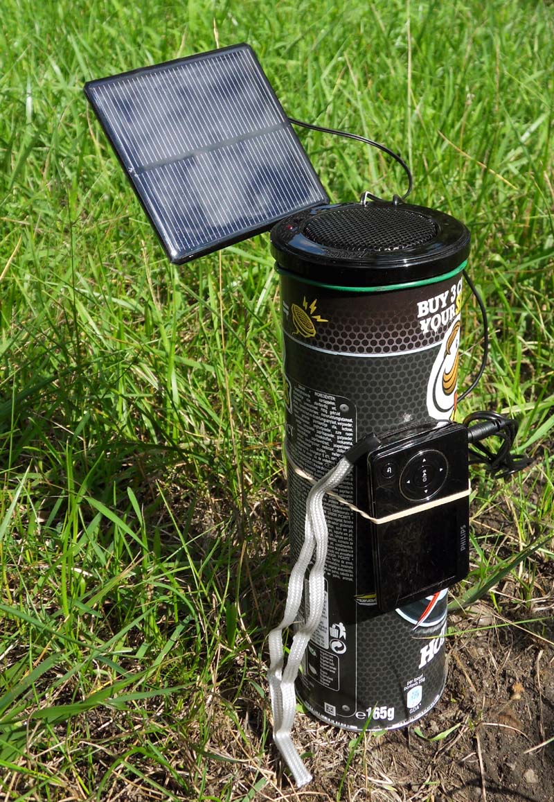 Make a Solar Mini Sound System (P***-Speaker)