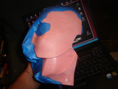 Prep Head for Painting Chrome