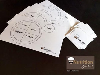 The Nutrition Game - Free Printable Game