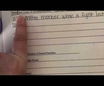 Incident Report