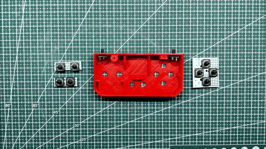 Controller Assembly - Placing the Button Boards