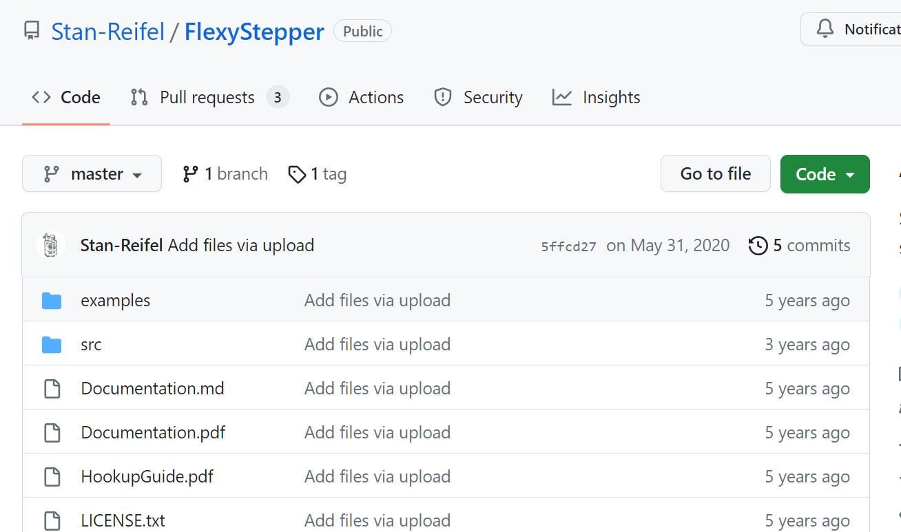 FlexyStepper Arduino Code & Library photo 2
