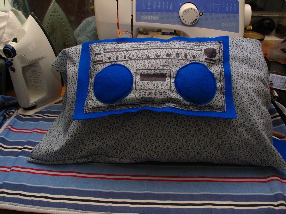 SewUseful Plushie Personal Boom-box / Goodnight Pillow