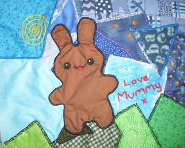Keepsake Quilted Patchwork Play Mat / Blanket.