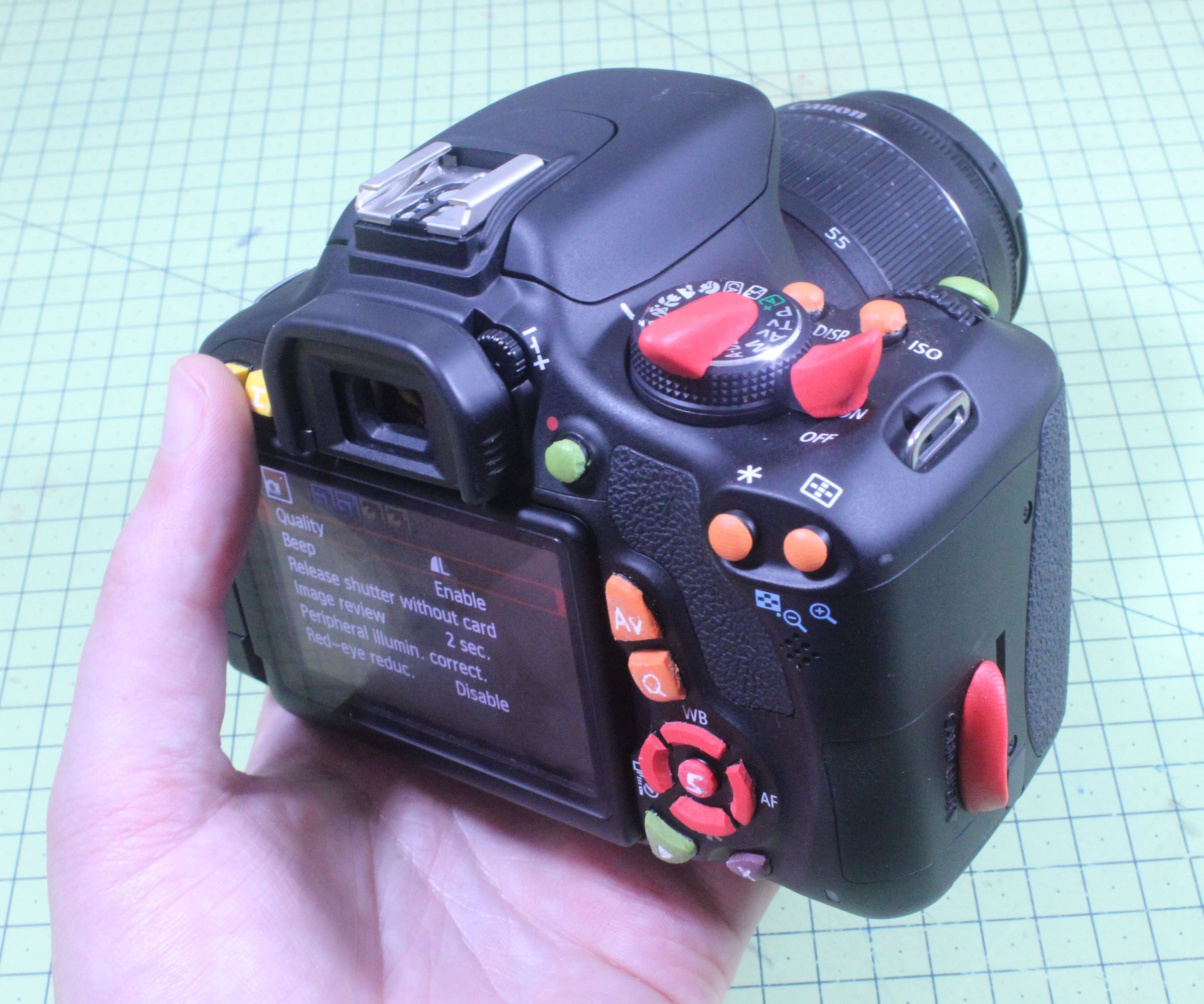Comfy, Colour-Coded Camera Controls
