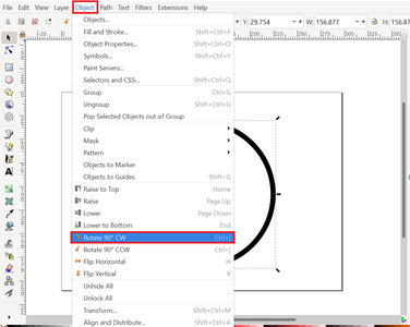 Inkscape: How to Make Text Follow a Circular Line ? ( ~ 9 Skills ) : 5 ...