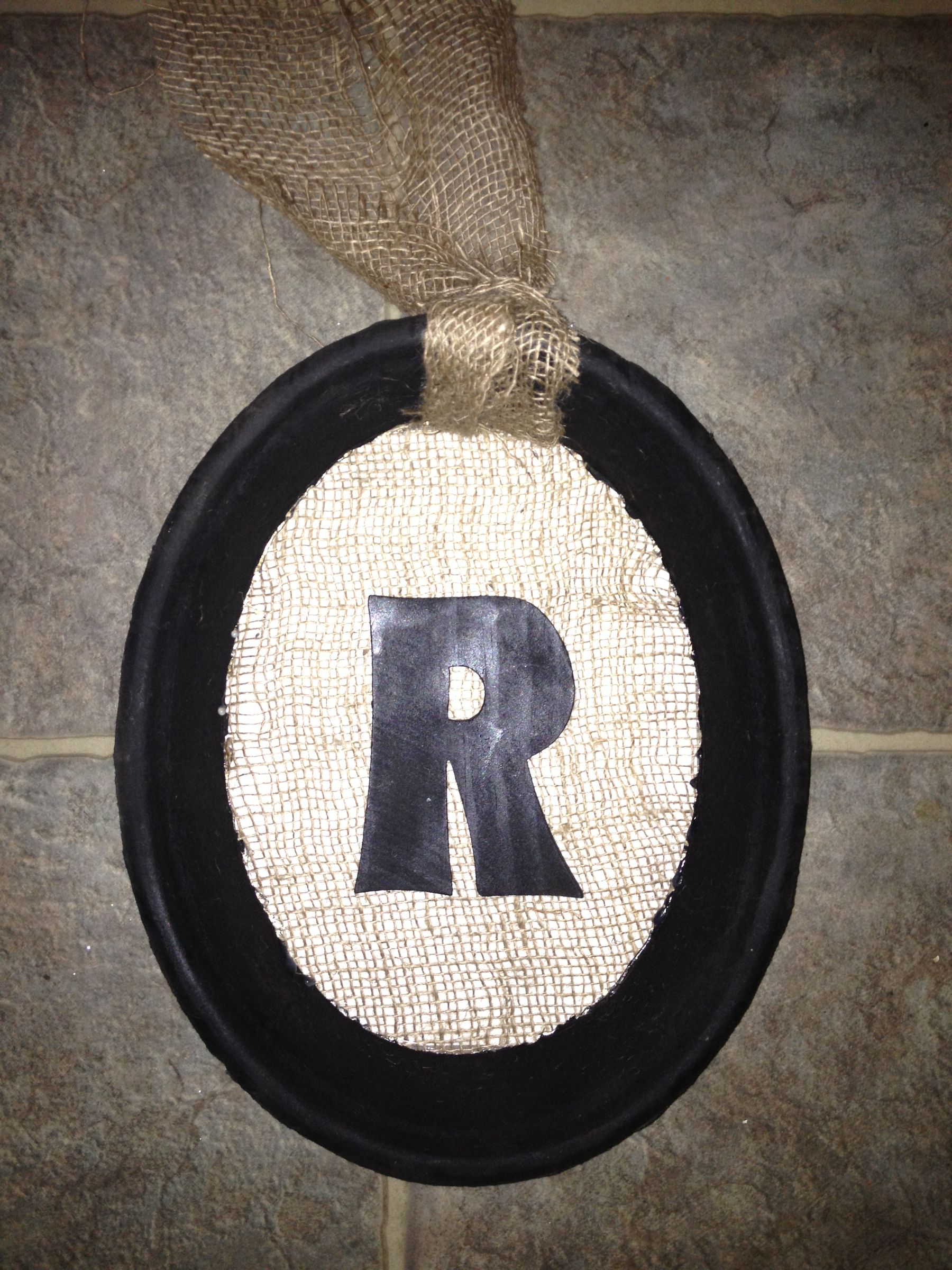 Monogramed Wall Art
