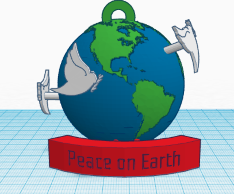 Peace on Earth Ornament