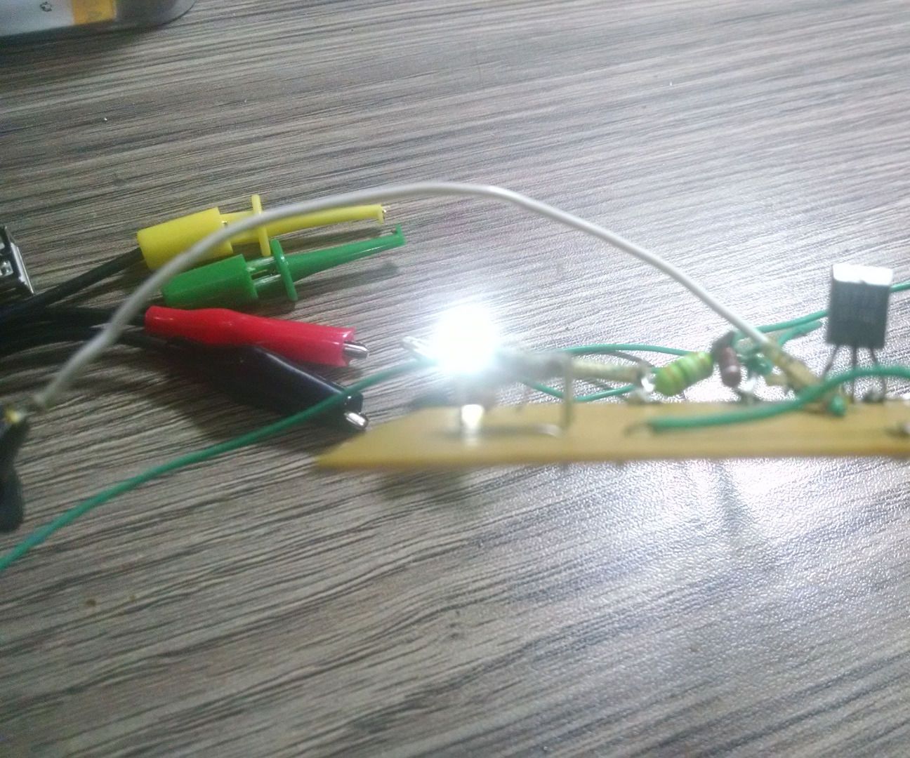 joule thief human power activated