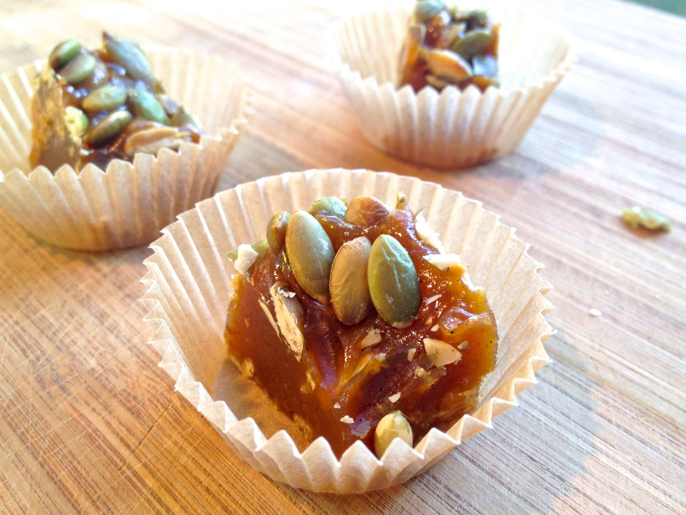Pumpkin Pepita Caramels