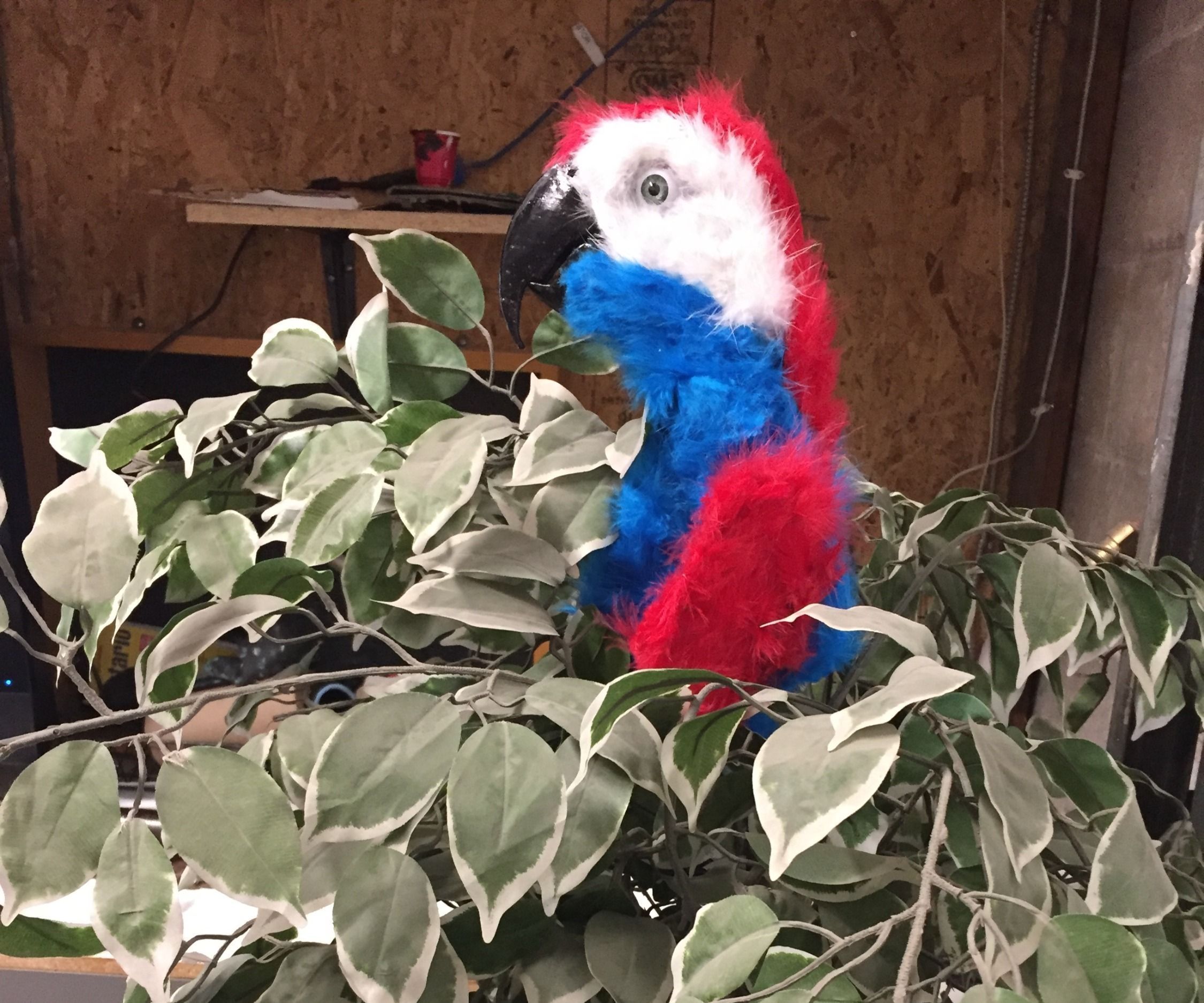 Niles the Animatronic Parrot
