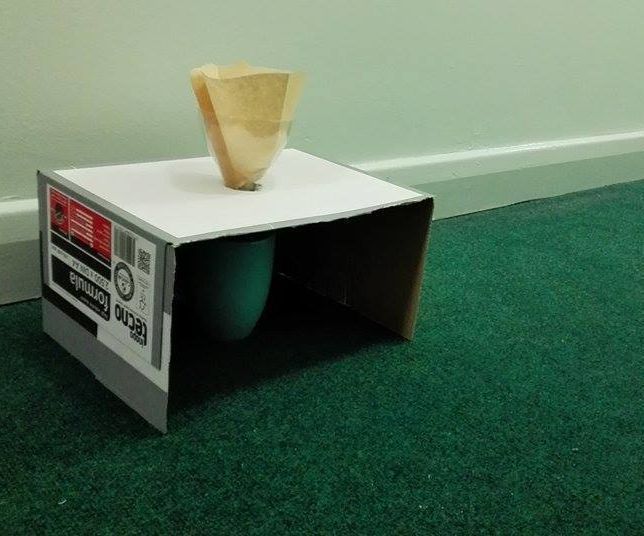 Cardboard Box Coffee Maker