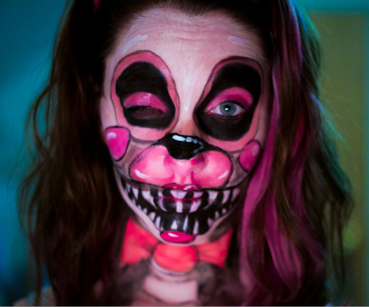 Mangle Face Paint FNAF
