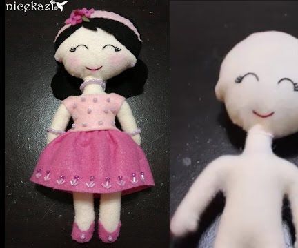 How to Make Felt Doll Part 1