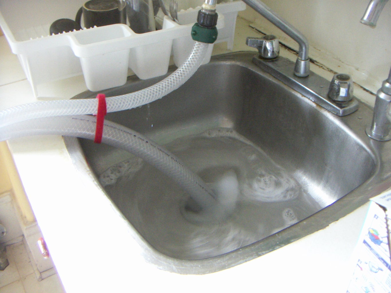 Connecting a Washing Machine to a Kitchen Sink : 6 Steps ...