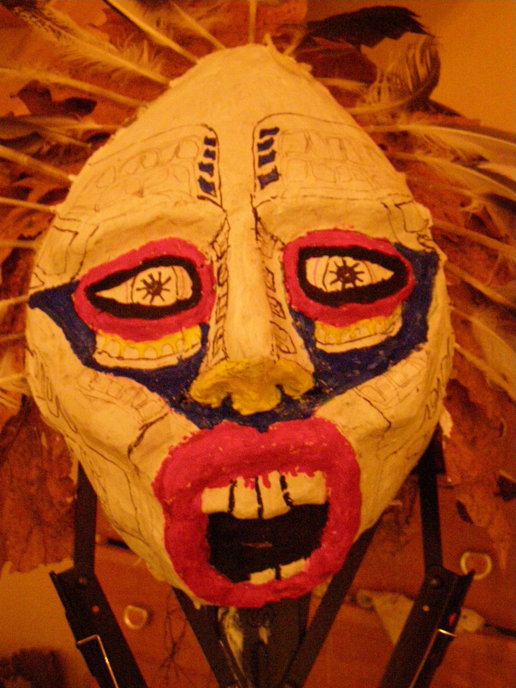 Epic Papier Mache Indian Cannibal Mask! 12 Steps (with Pictures) Instructables