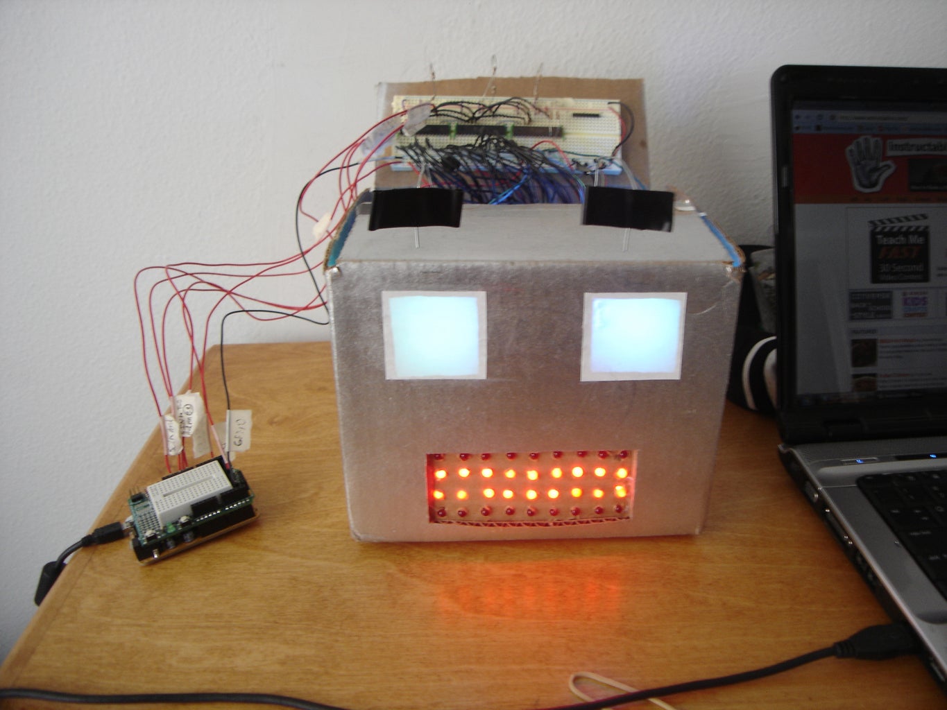 Build an Arduino-powered Talking Robot Head! : 26 Steps (with Pictures ...