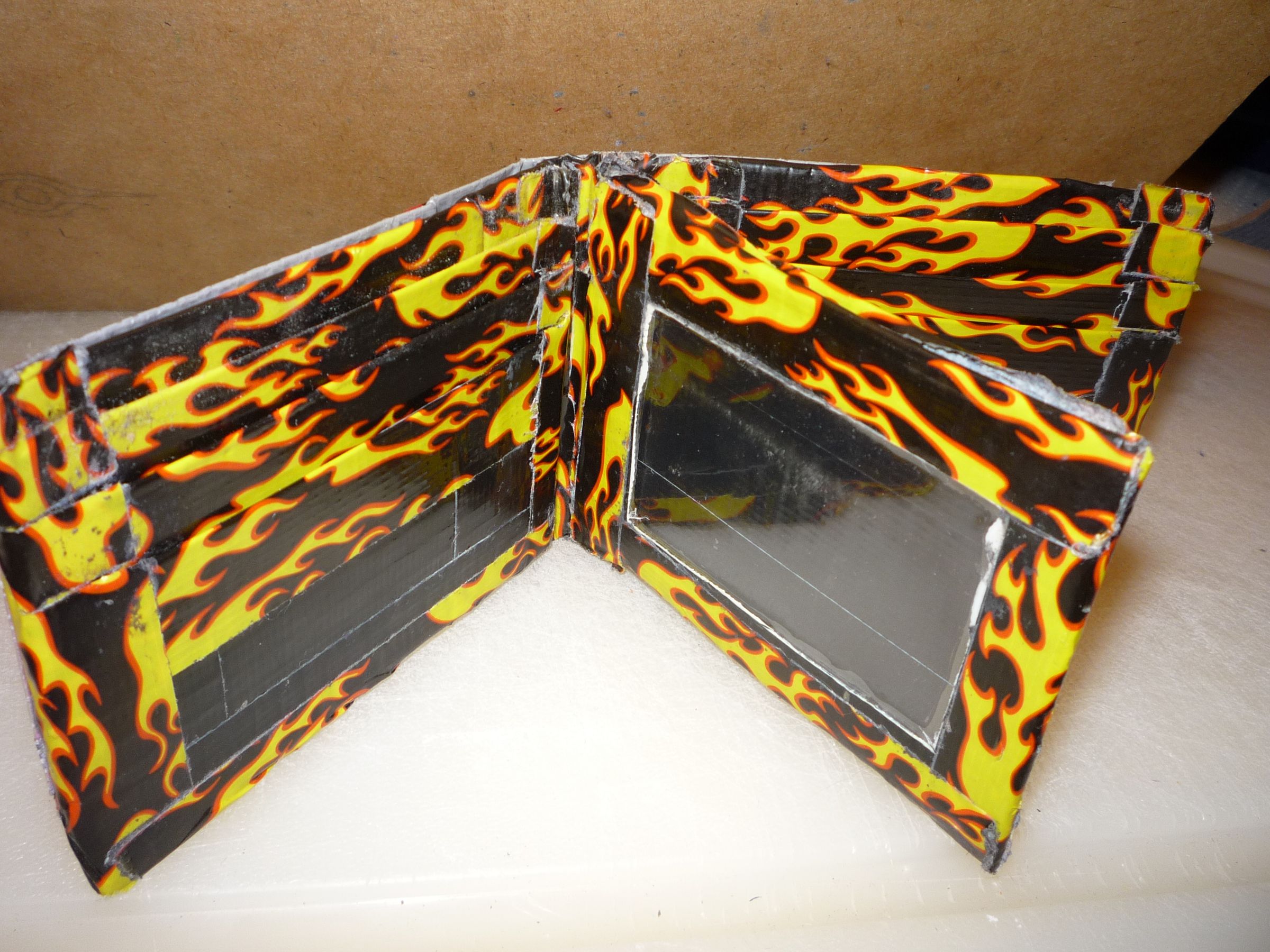 Duct Tape Wallet With Double Sided Window