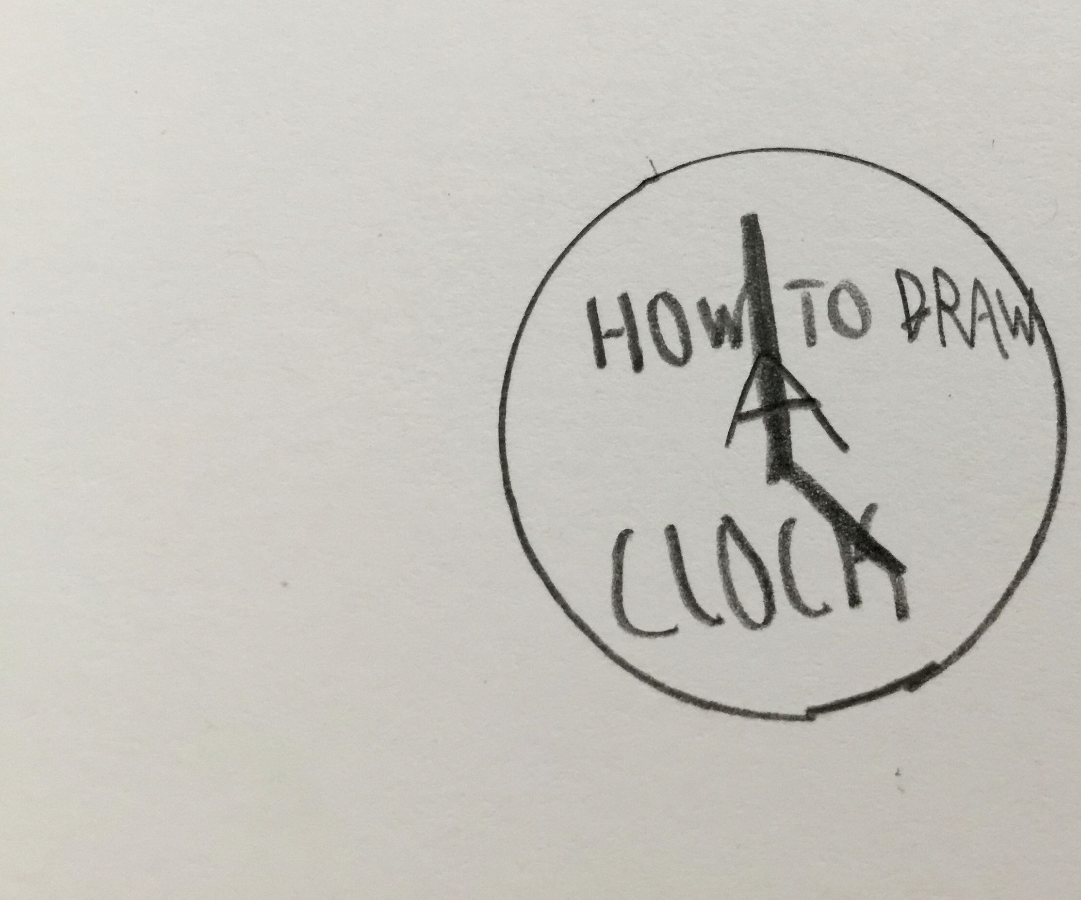 How to Draw a Clock