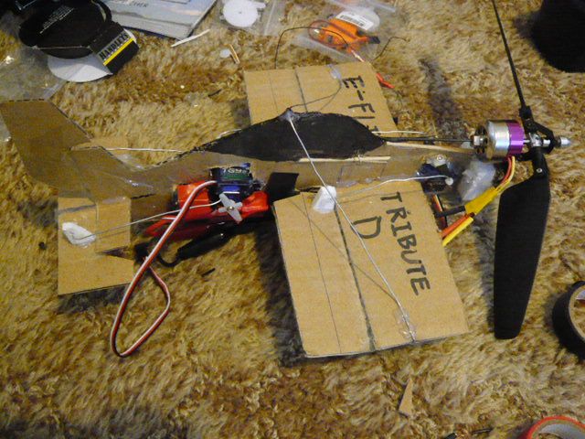 How to Build a Rc 4D Cardboard Plane