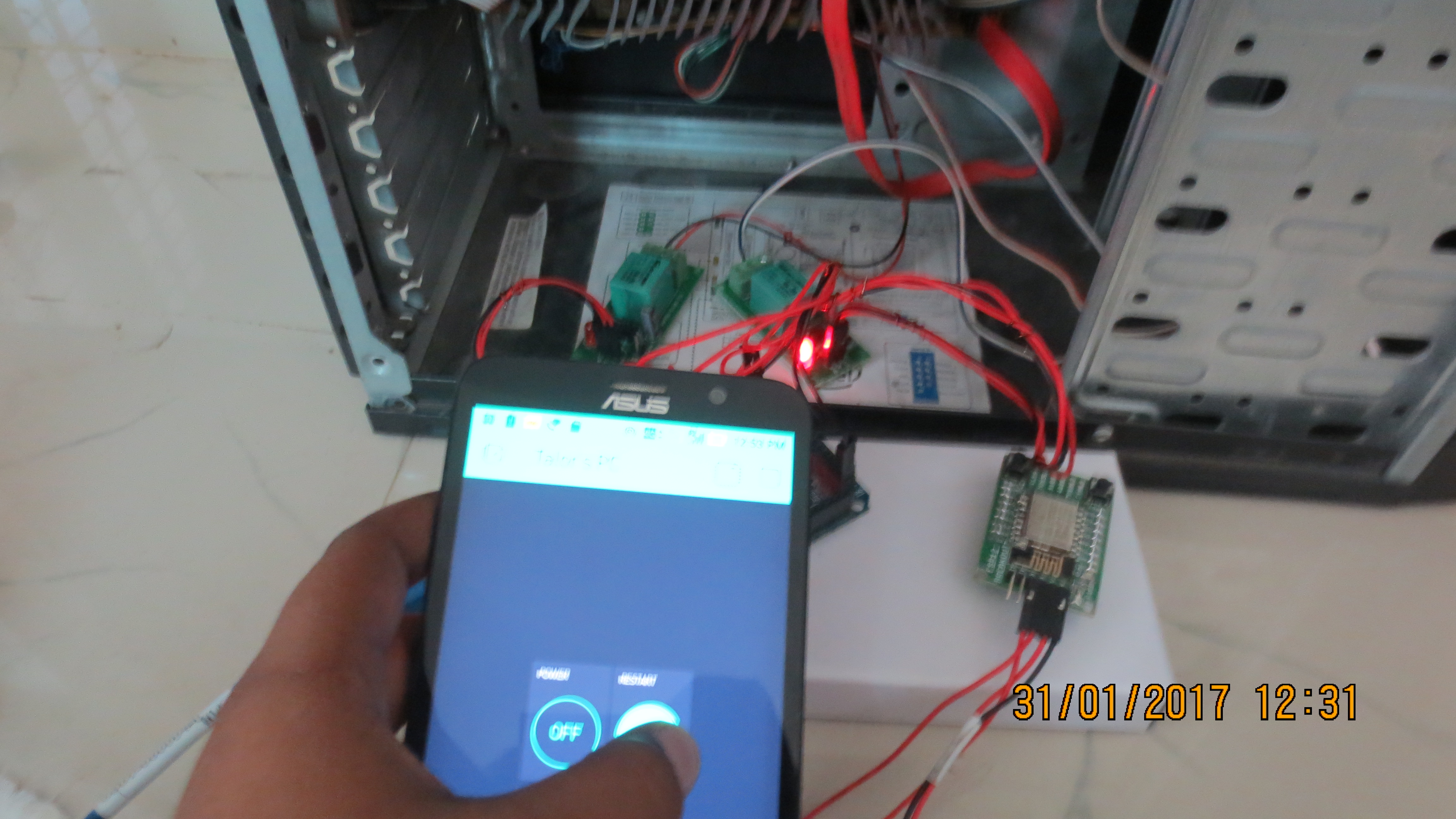 Control for Turning Computer ON/Off Using Blynk 4 Steps