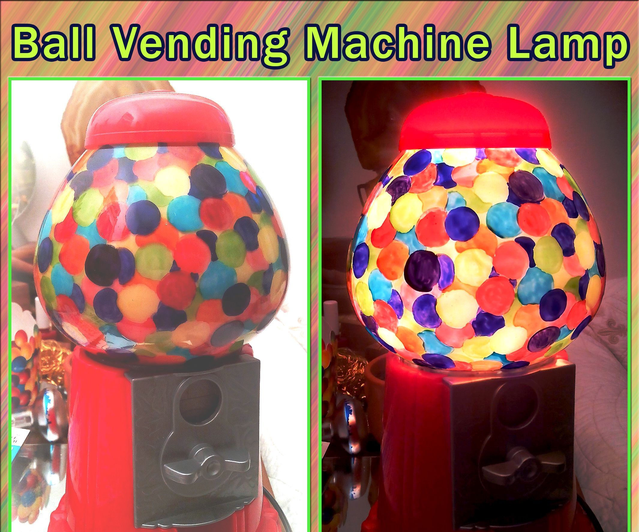 Ball Vending Machine Lamp