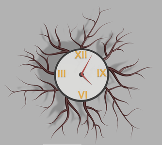Organic Root Clock : 7 Steps (with Pictures) - Instructables