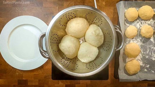 Steamed Yeast Dumplings From Poland Called "Pyzy"