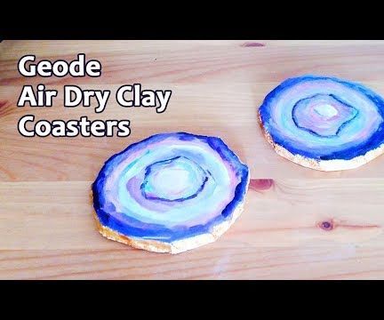 Easy Geode Coasters No Resin