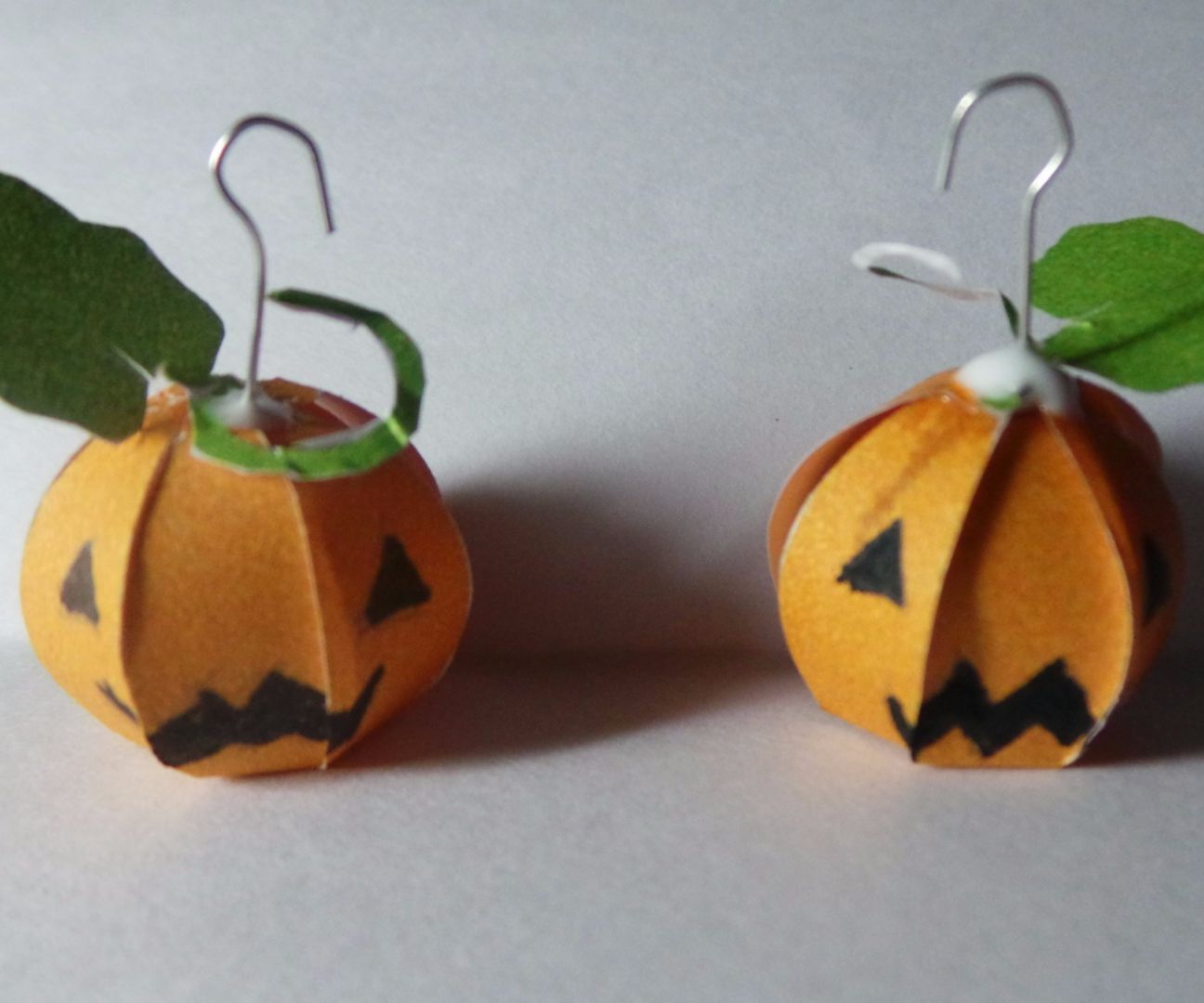 DIY Halloween Pumpkin Earings