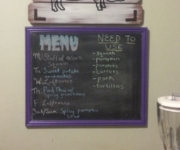 DIY Upcycled Chalkboard