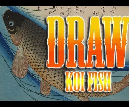 How to Draw a Koi Fish Tattoo Design